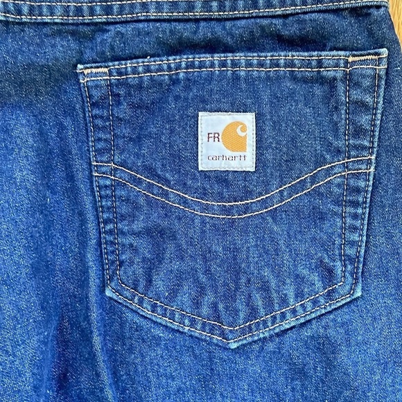 Carhartt Other - Carhartt FT Flame Resistant Jeans Blue Denim Men 38 x 30 Relaxed Fit FRB100
